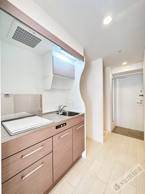 キッチン　ＩＨ２口コンロ完備♪