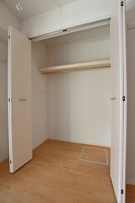 収納　大きなスペースがあり、収納には困りません