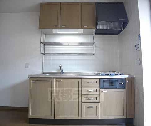 キッチン　２口コンロ設備です