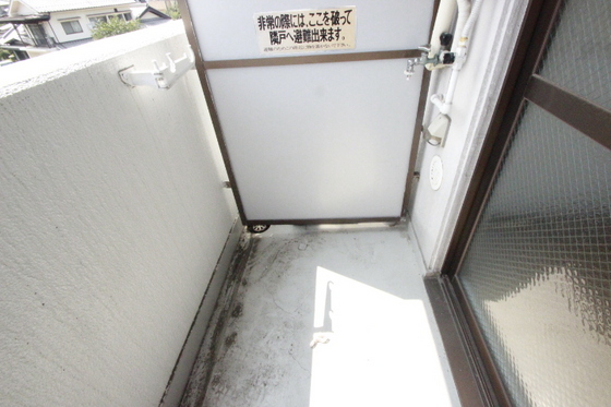 バルコニー　※別号室の写真です