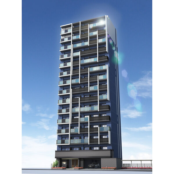 建物外観　RC構造の15階建てです。