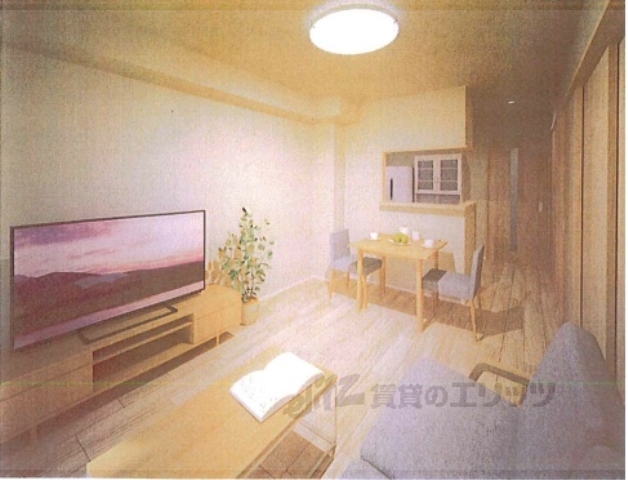 居室・リビング　完成予想パース