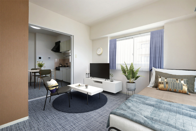 居室・リビング　イメージ画像につき、画像内家具家電は付帯設備ではございません