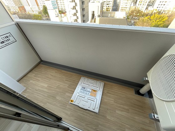 バルコニー　※別部屋の写真です