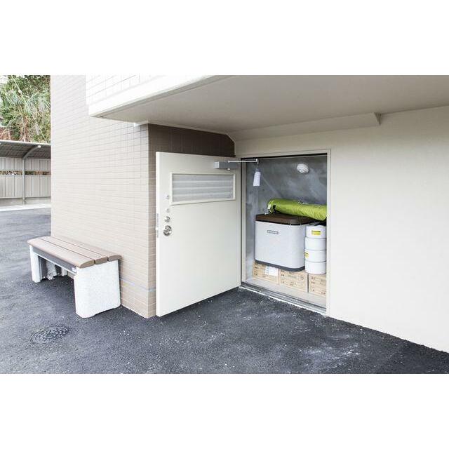 その他設備　災害用かまどベンチ　災害用トイレ