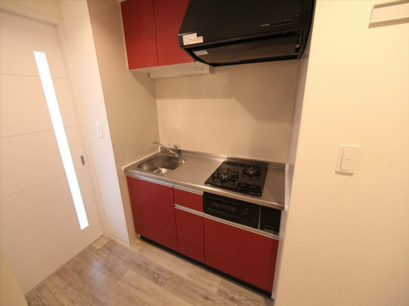 キッチン　システムキッチン（ガス2口コンログリル付）