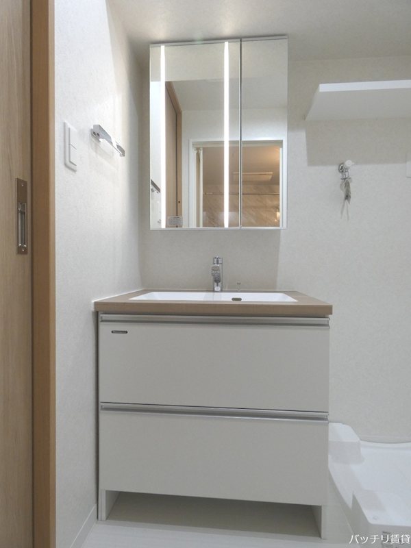 洗面設備　※同型タイプ写真の為、現状優先。初期費用分割可能