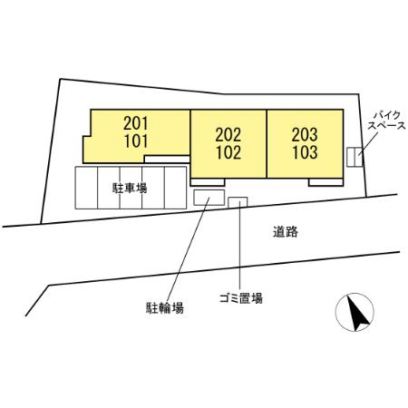 その他共有部分　駐輪スペースあります