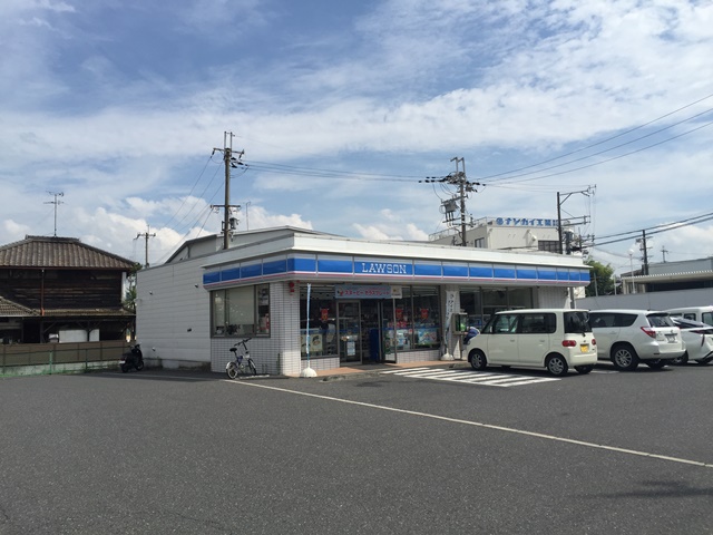 コンビニ　ローソン 泉佐野湊一丁目店（コンビニ）まで492m