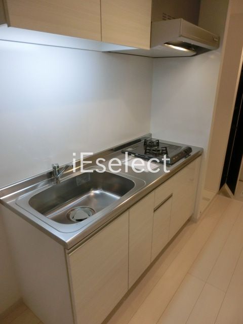 キッチン　お料理らくらくの2口システムキッチン、経済的な都市ガス対応