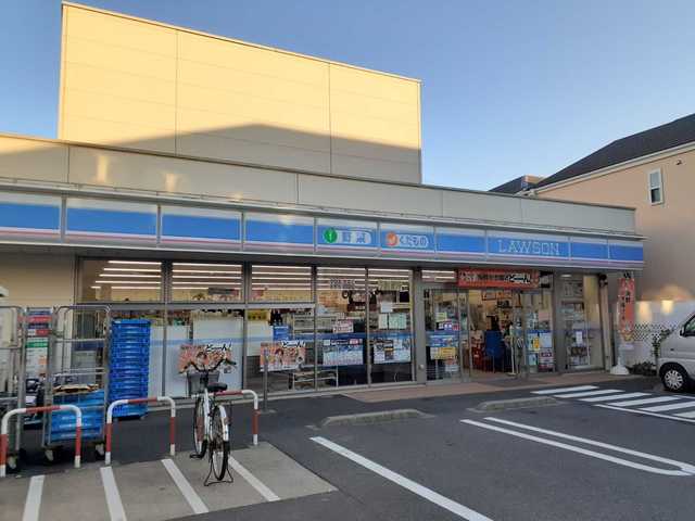 コンビニ　ローソン市川新田三丁目店（コンビニ）まで410m