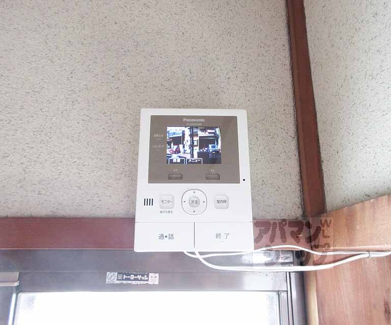 セキュリティ　カメラ付きのインターホンです