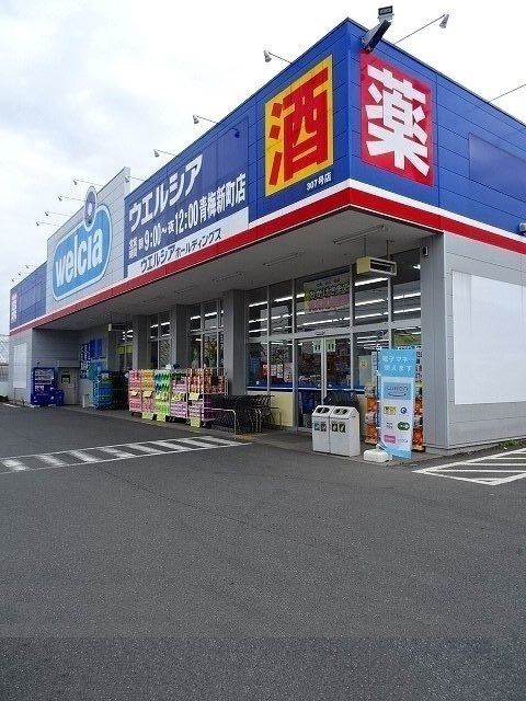 ドラックストア　ウェルシア青梅新町店（ドラッグストア）まで450m