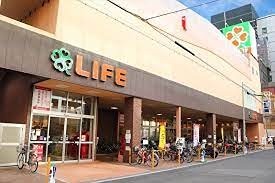 スーパー　ライフ 堺筋本町店（スーパー）まで593m