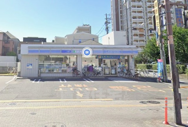 コンビニ　ローソン　粉浜西三丁目店（コンビニ）まで345m