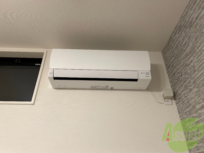 その他設備　エアコンも設置されているので、夏冬安心ですね。