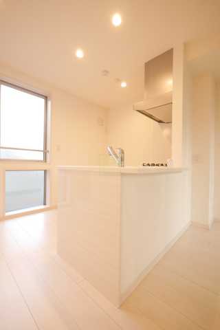 キッチン　プラハテラス東大前のキッチン