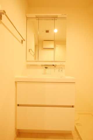 洗面設備　プラハテラス東大前の洗面所