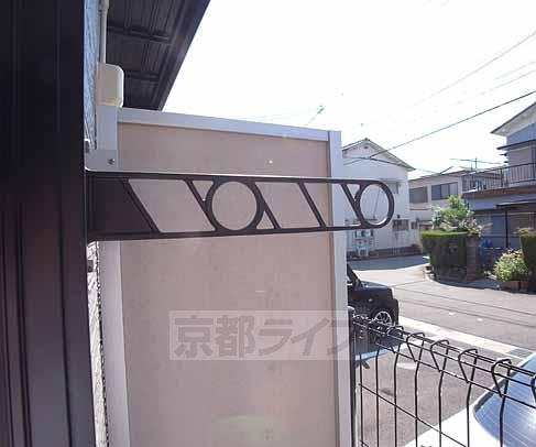 バルコニー　竿掛けられます。