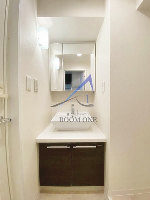 洗面設備　洗面台です。