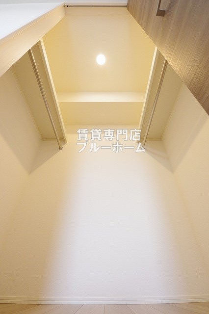 収納　大容量のウォークインクローゼット！