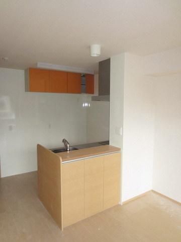 その他部屋・スペース　オープンのカウンターキッチン。