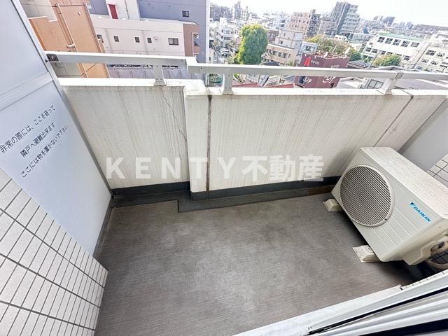 バルコニー　落ち着いた時間を過ごせるバルコニーです