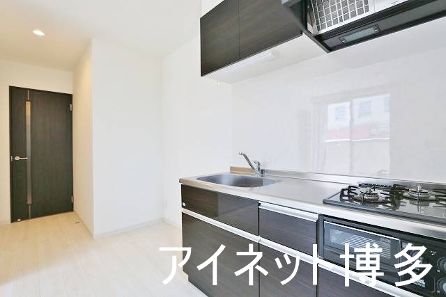 キッチン　２口コンログリル付のハイグレードキッチン