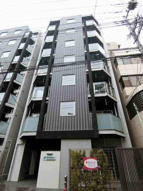 建物外観　外観タイル張りです