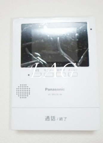 セキュリティ　モニター付きインターホンです。