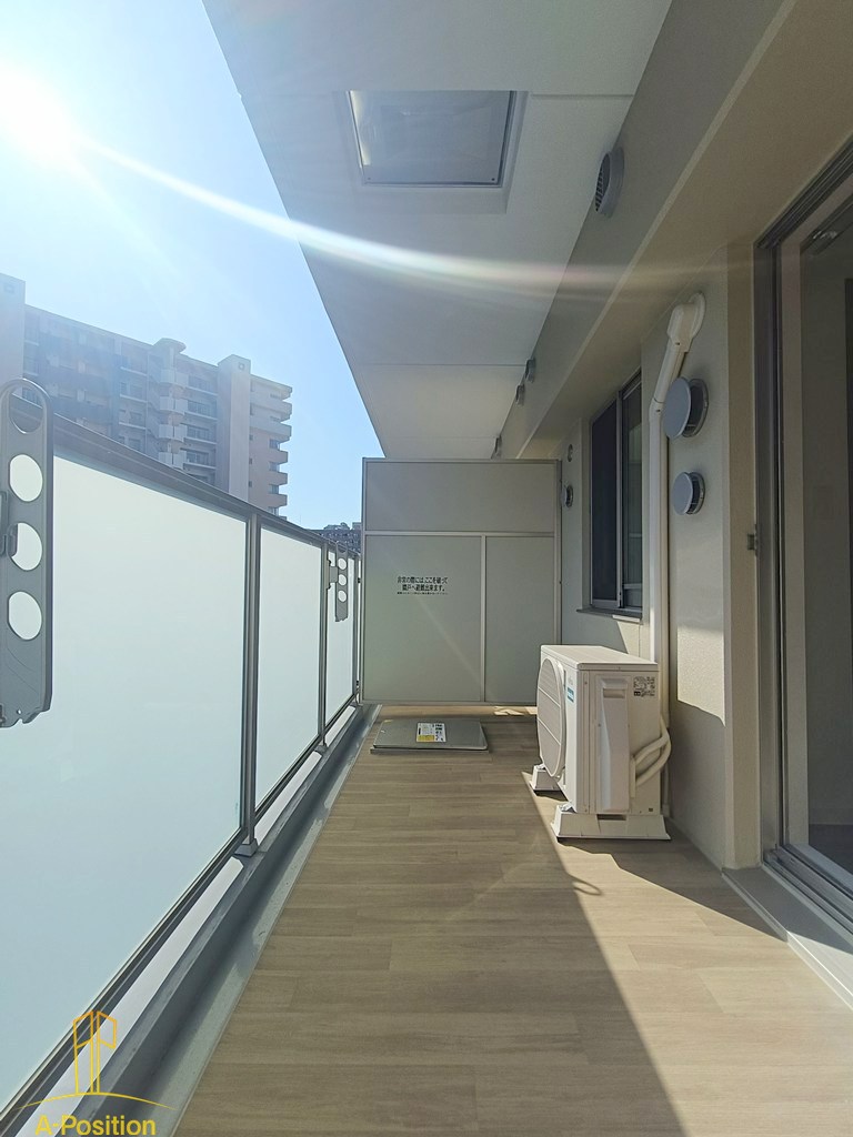 バルコニー　プレサンス京橋ＧＲＥＥＮ　ＹＡＲＤアルミラ
