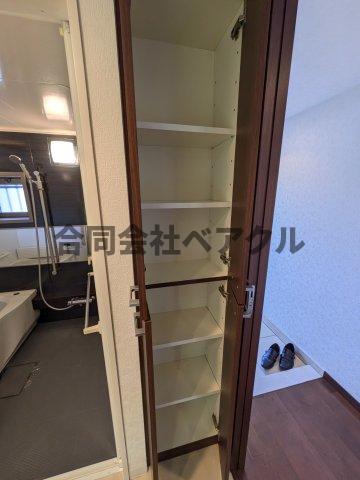 収納　ちょっとした収納スペースも充実しています