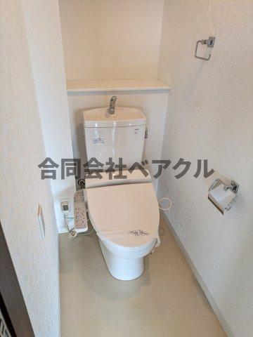 トイレ　ゆったりとした空間のトイレです