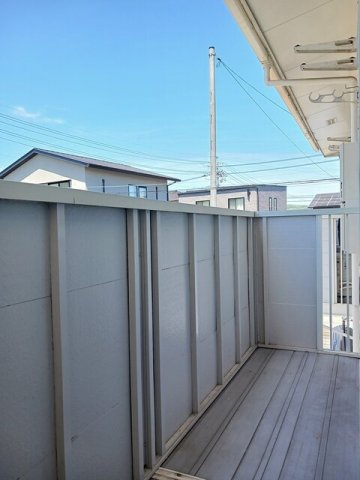 バルコニー　広々としたバルコニーです