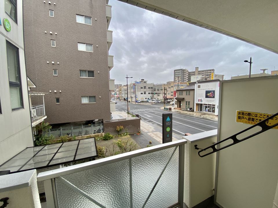 バルコニー　南向きです！
