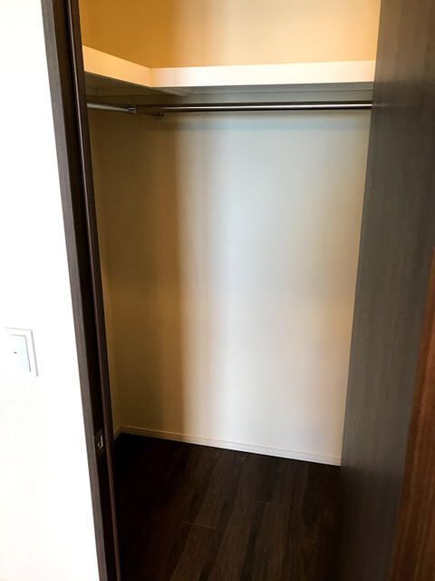 収納　たっぷりとした収納スペースです