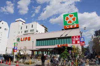 スーパー　ライフ靭店（スーパー）まで264m