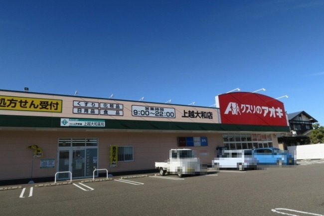 ドラックストア　クスリのアオキ 上越大和店（ドラッグストア）まで829m