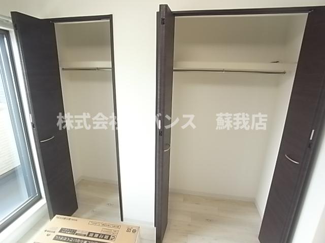 収納　たっぷりとした収納スペースです