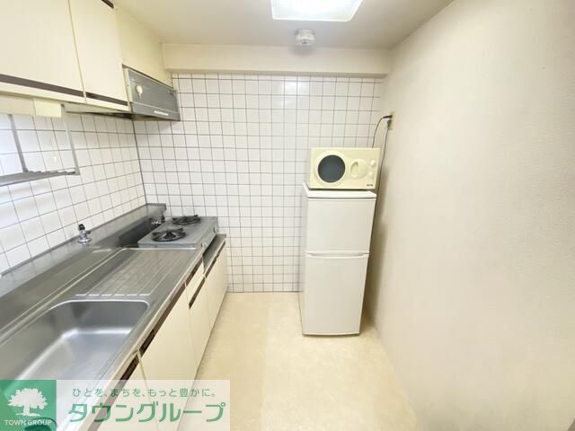 キッチン　同物件モデルルーム写真。