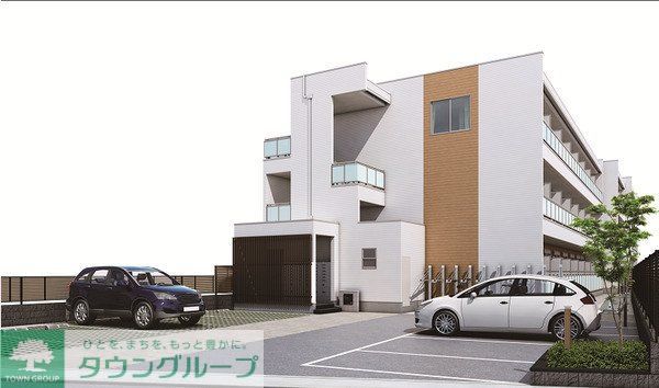 建物外観　駐車場