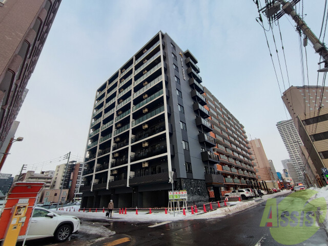 建物外観　札幌市中央区南８条西「アルファスクエア中島公園」