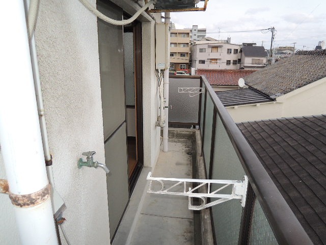 バルコニー　広々としたバルコニーです