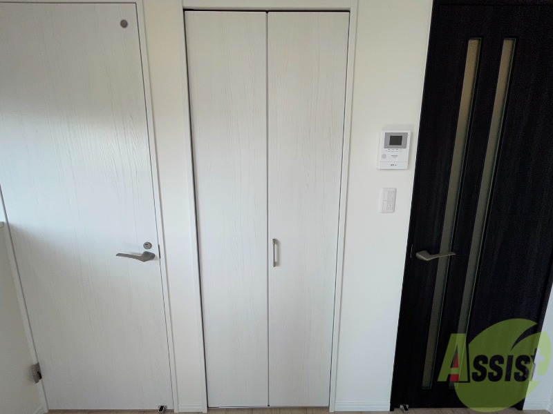 収納　ここに収納があります。収納があると部屋が広く使えます。