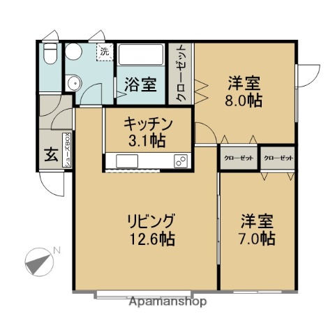 ノースヒルIIの間取り写真