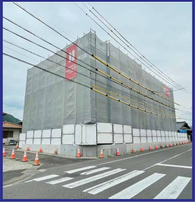 建物外観　建設中