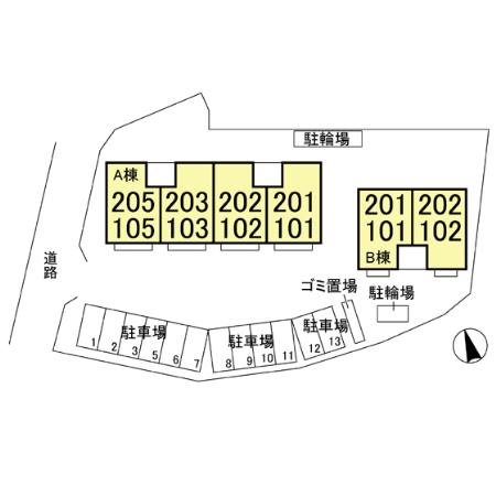 その他共有部分　配置図です。