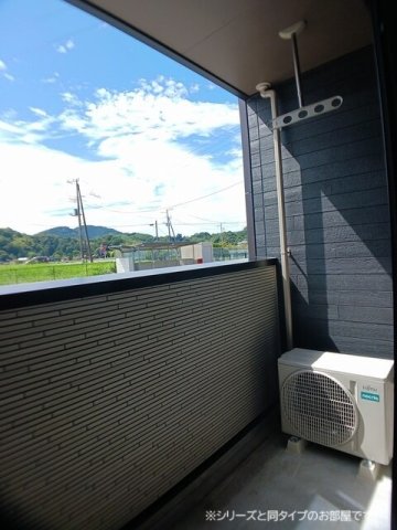 バルコニー　広々としたバルコニーです