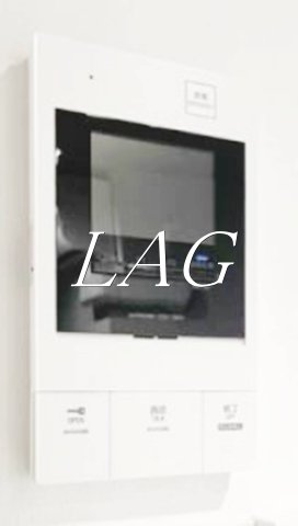 セキュリティ　モニター付きインターフォンです。