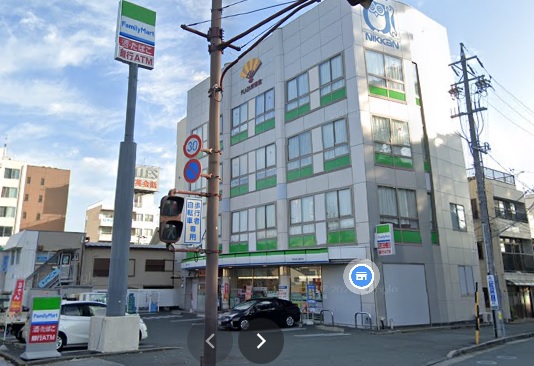 コンビニ　ファミリーマート 浜松城公園前店（コンビニ）まで497m